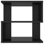 Voir la diapositive 4 : VIDAXL Table d appoint Noir 40x40x40 cm Aggloméré