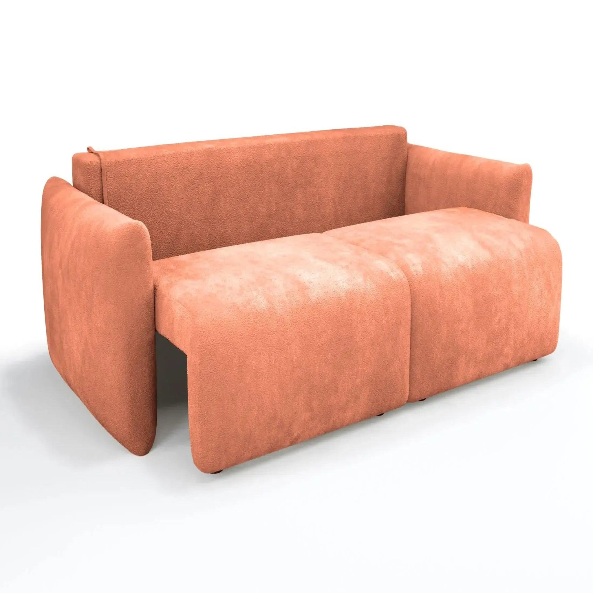 Voir la diapositive 6 : CASANOVA PARIS Elio - canapé convertible tissu bouclette