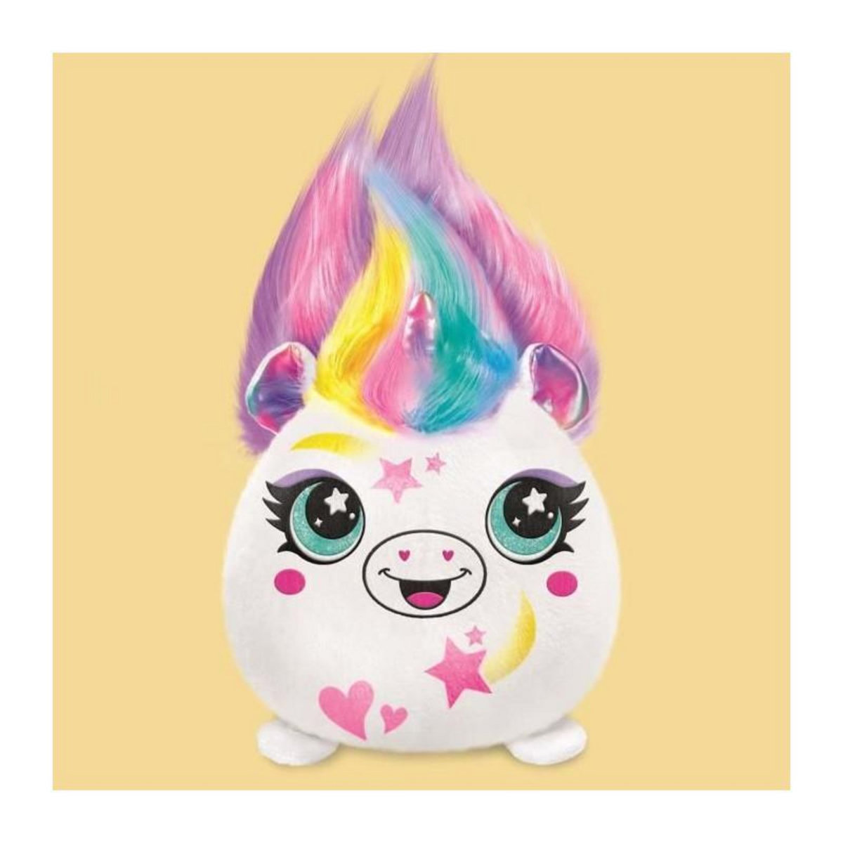 Canal Toys Canal Toys - Airbrush Plush - Peluche Squishy Hair'iffic  a coiffer et décorer avec spray électronique, feutres, -AIR 040- a