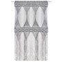 Voir la diapositive 2 : VIDAXL Rideau en macrame Anthracite 140x240 cm Coton