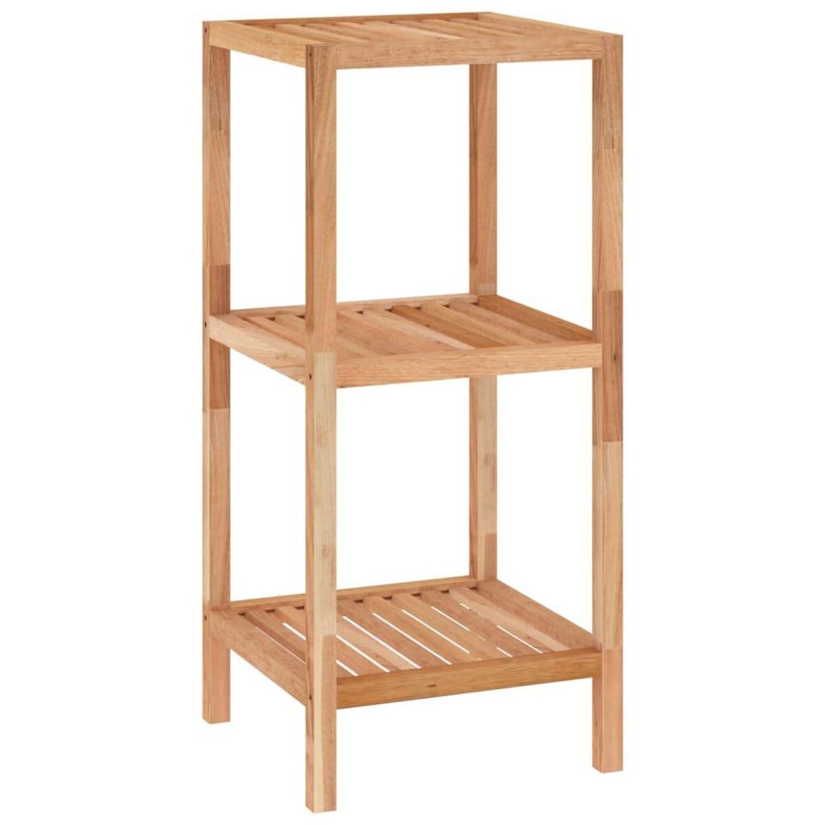 VIDAXL Etagere de salle de bain 36x36x79 cm Bois massif de noyer