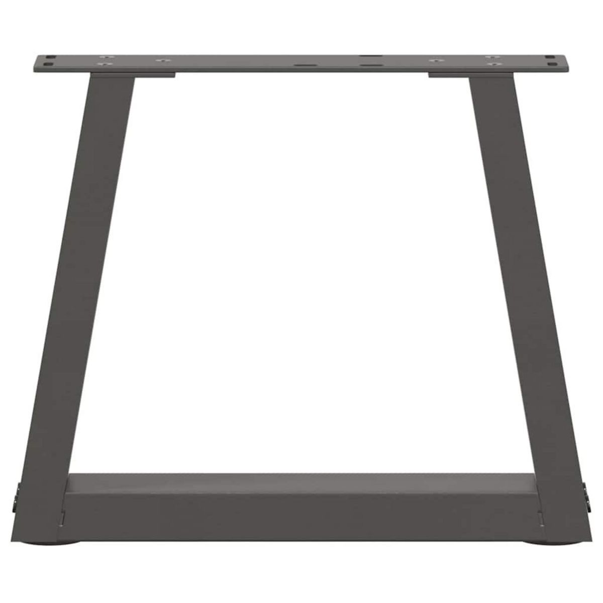 VIDAXL Pieds de table a manger forme V 2 pcs anthracite 40x(30-31,3)cm