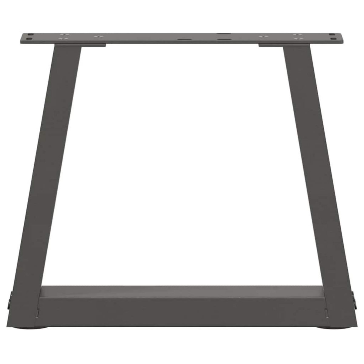 VIDAXL Pieds de table a manger forme V 2 pcs anthracite 40x(30-31,3)cm