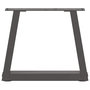 Voir la diapositive 5 : VIDAXL Pieds de table a manger forme V 2 pcs anthracite 40x(30-31,3)cm