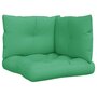 Voir la diapositive 2 : VIDAXL Coussins de palette lot de 3 vert tissu