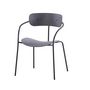Voir la diapositive 1 : CONCEPT USINE Lot de 2 chaises design gris foncé ALEXIA