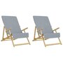 Voir la diapositive 4 : VIDAXL Serviettes de plage 2 pcs gris 60x135 cm tissu 400 GSM