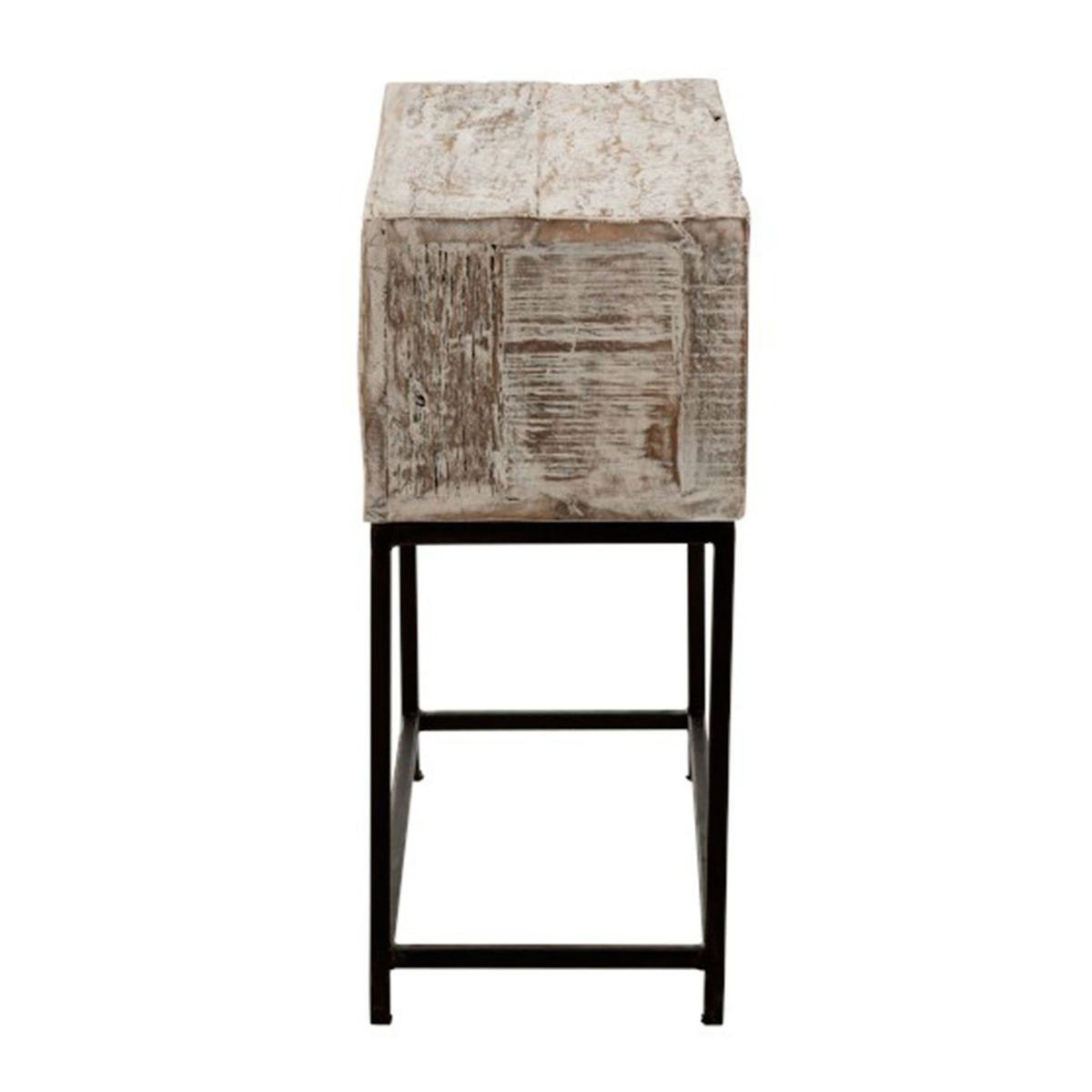 Paris Prix Console 8 Tiroirs en Bois  Marina  76cm Naturel