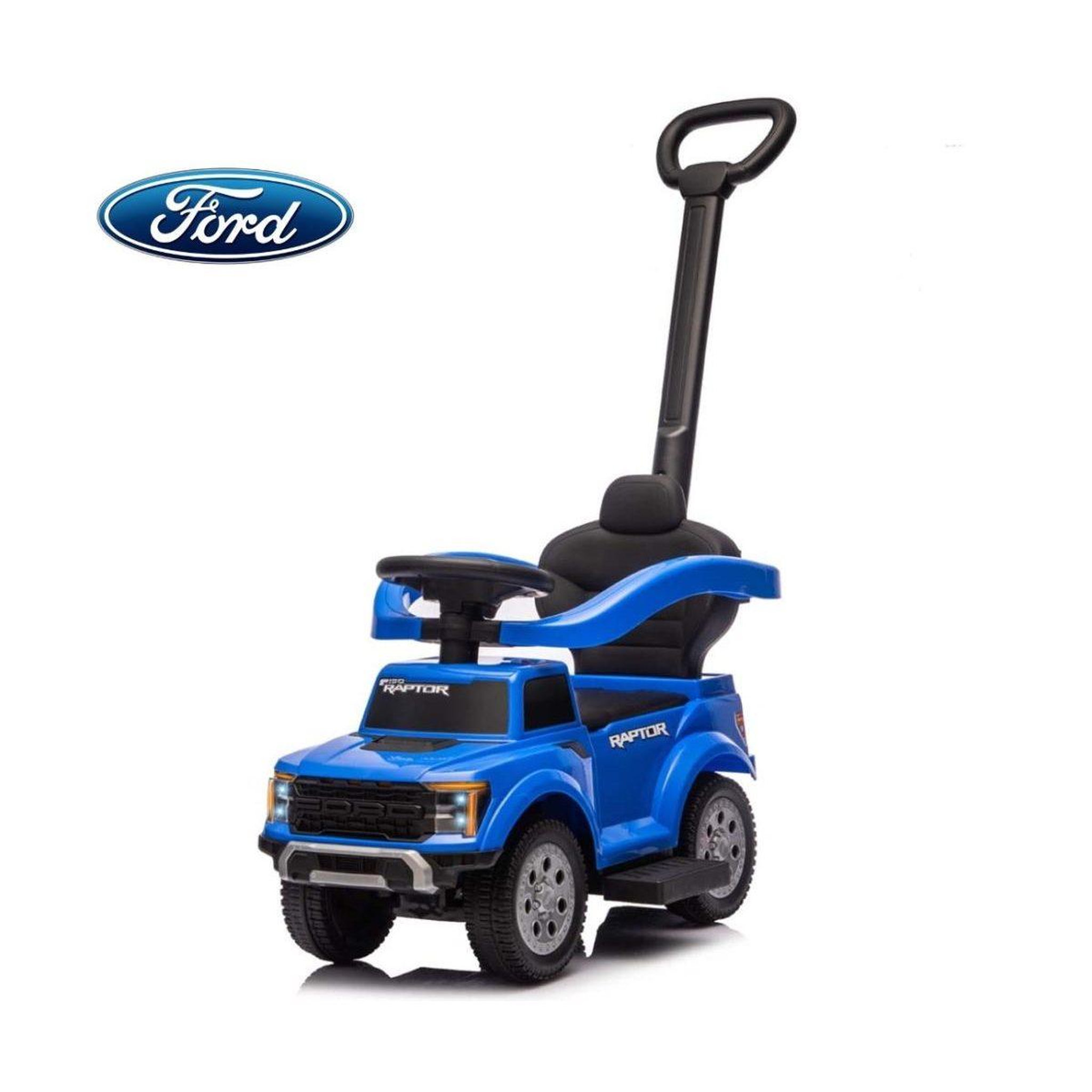 Voir la diapositive 4 : MILLY MALLY Porteur  ford f-150 3 en 1 bleu - avec canne de guidage