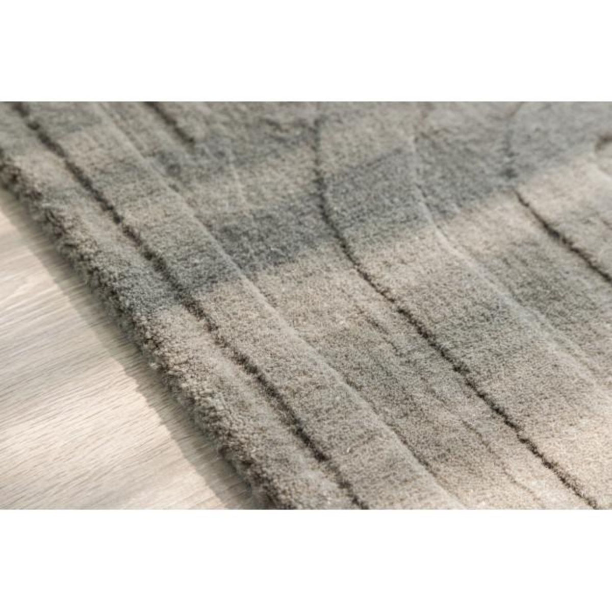 Paris Prix Tapis Déco  Nora  50x80cm Argent