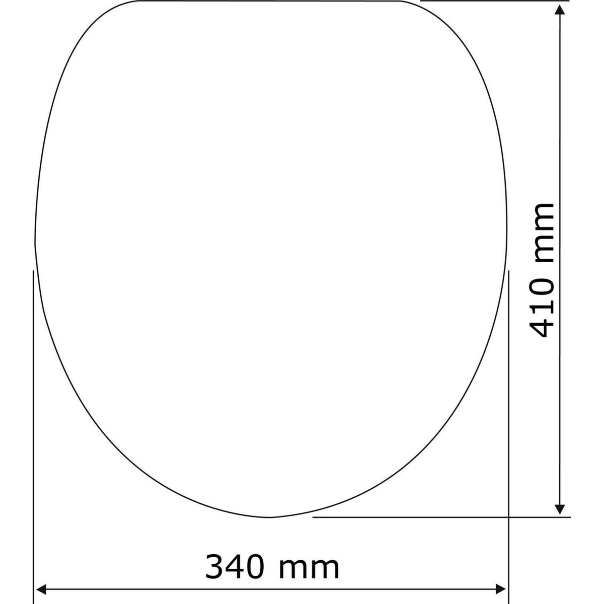 Wenko Abattant WC Bambou - Fixation métallique - Marron