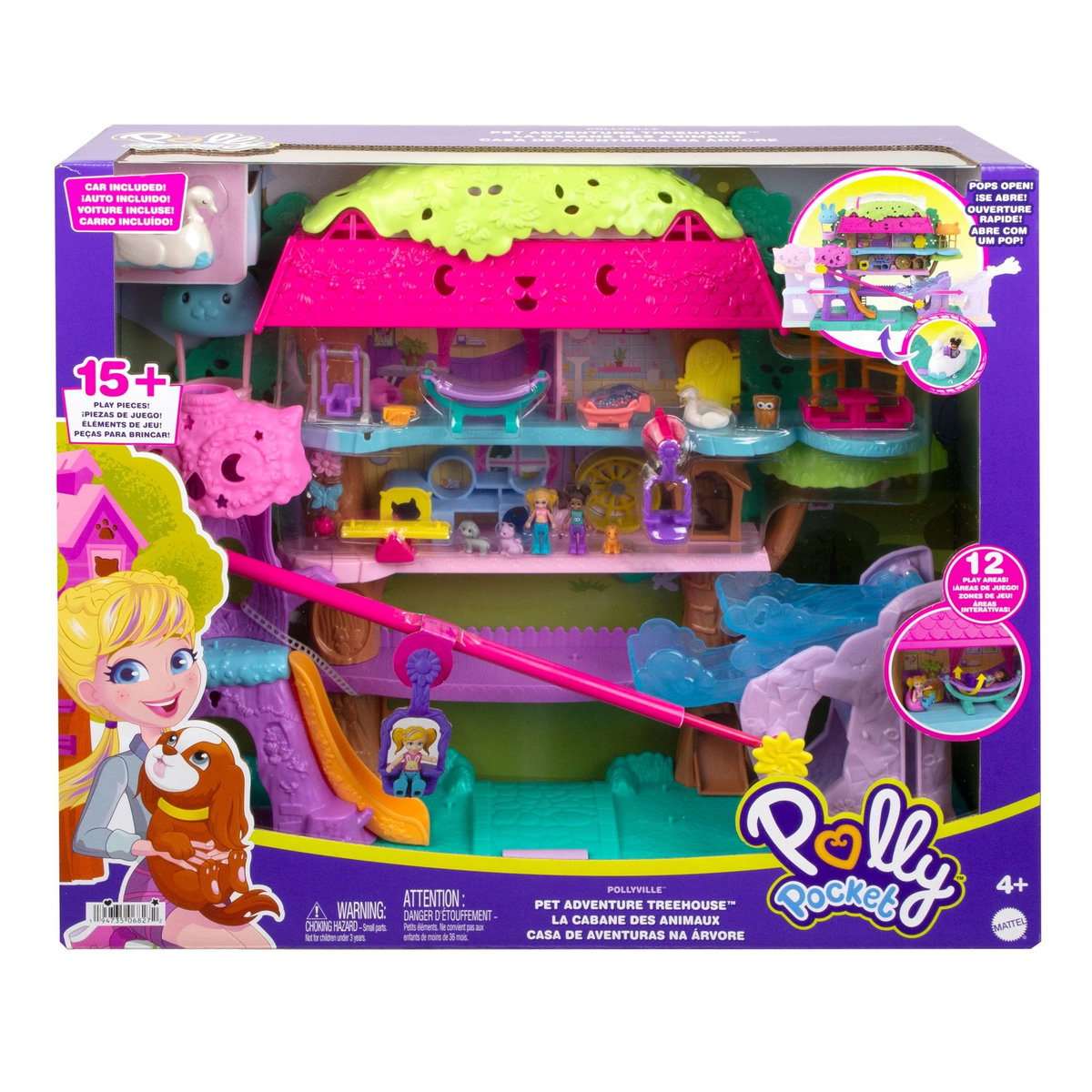 POLLY POCKET Mini poupée Polly Pocket - Maison dans les arbres