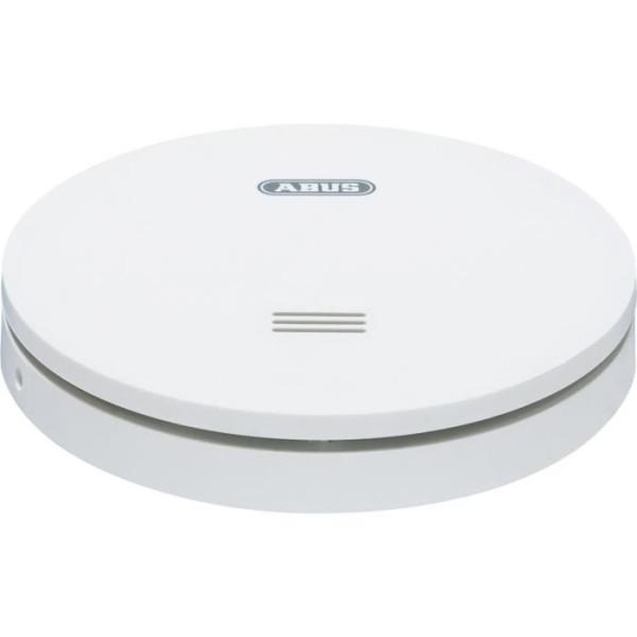 Voir la diapositive 4 : ABUS Détecteur de fumée - ABUS - RWM160 - Design ultraplat - Protection 40 m² - Alarme 85 dB - Pile lithium 10 ans