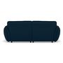 Voir la diapositive 4 : LISA DESIGN Thais - canapé droit 4 places avec double méridienne assise profonde en tissu texturé