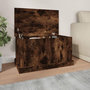 Voir la diapositive 1 : VIDAXL Boîte de rangement chêne fumé 70x40x38 cm bois d ingénierie