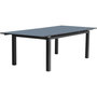 Voir la diapositive 1 : DCB GARDEN Table de jardin rectangulaire extensible - Gris anthracite - Aluminium - 12 personnes - 240/300 x 100 cm - MIAMI - DCB GARDEN