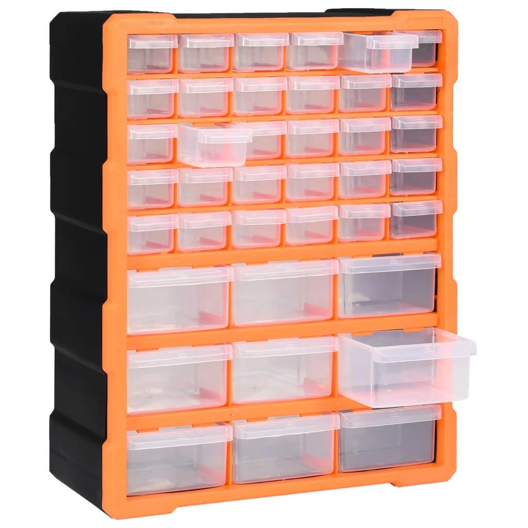 Voir la diapositive 5 : VIDAXL Organisateur multi-tiroirs avec 39 tiroirs 38x16x47 cm