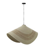 Paris Prix Suspension en Jonc de Mer  Galene  100cm Naturel & Orange
