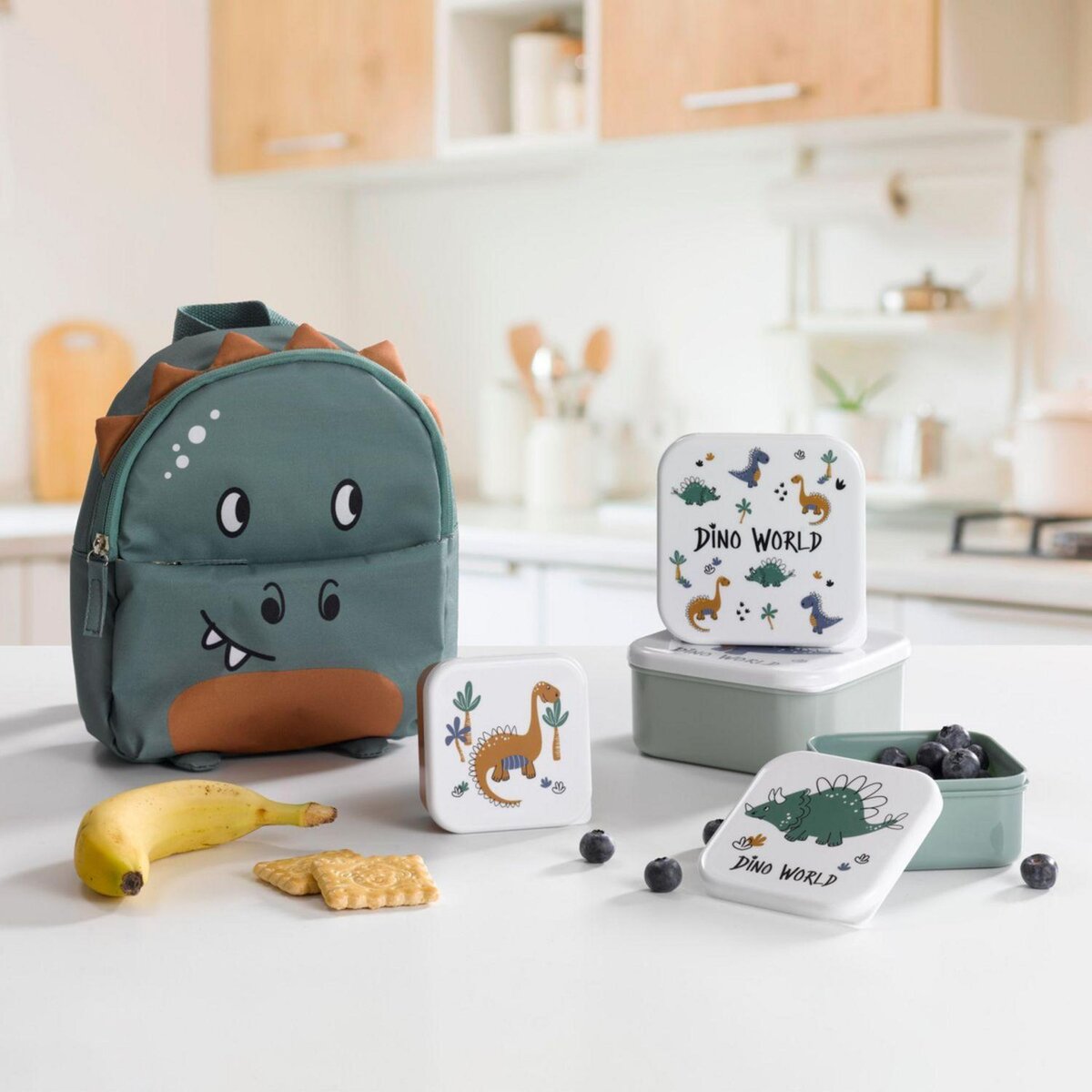 BEBE DOUCEUR Lot de 4 boites à goûter imprimées