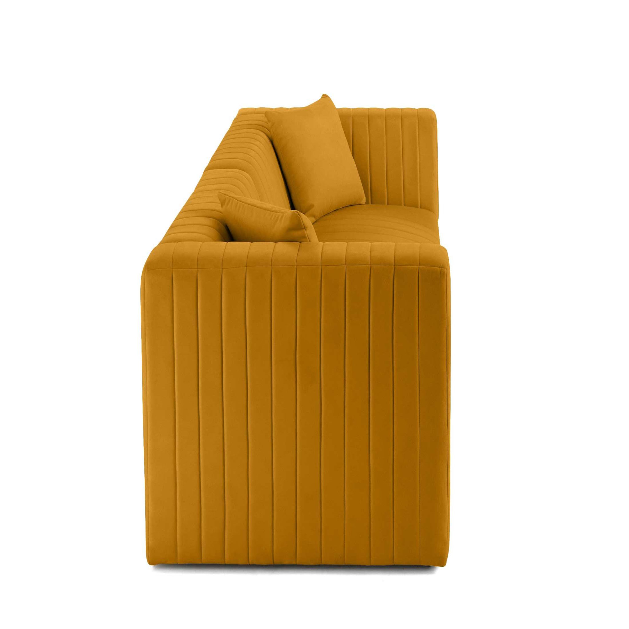 Voir la diapositive 5 : LISA DESIGN Nova - canapé modulable 2 places - en velours