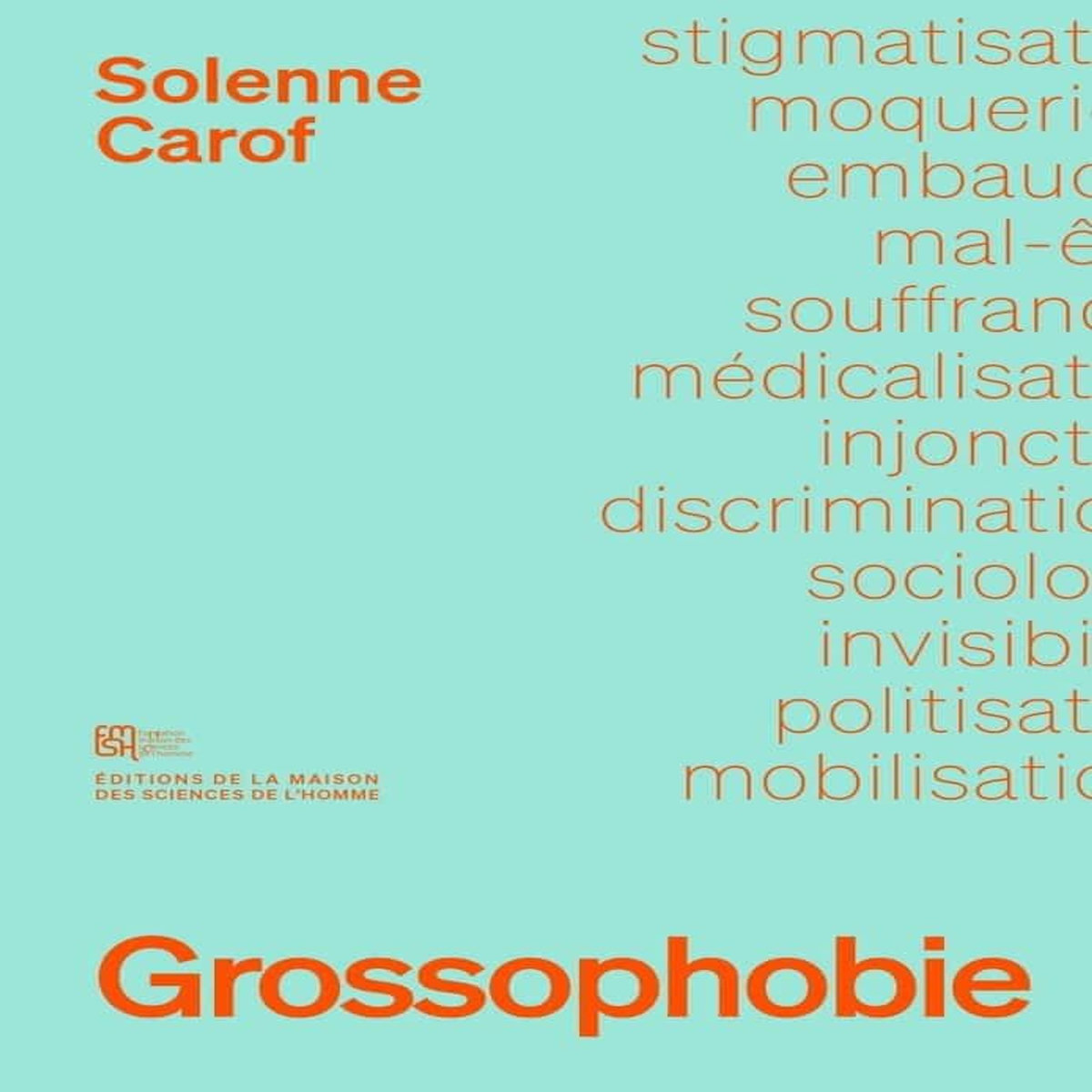 GROSSOPHOBIE. SOCIOLOGIE D'UNE DISCRIMINATION INVISIBLE, Carof Solenne