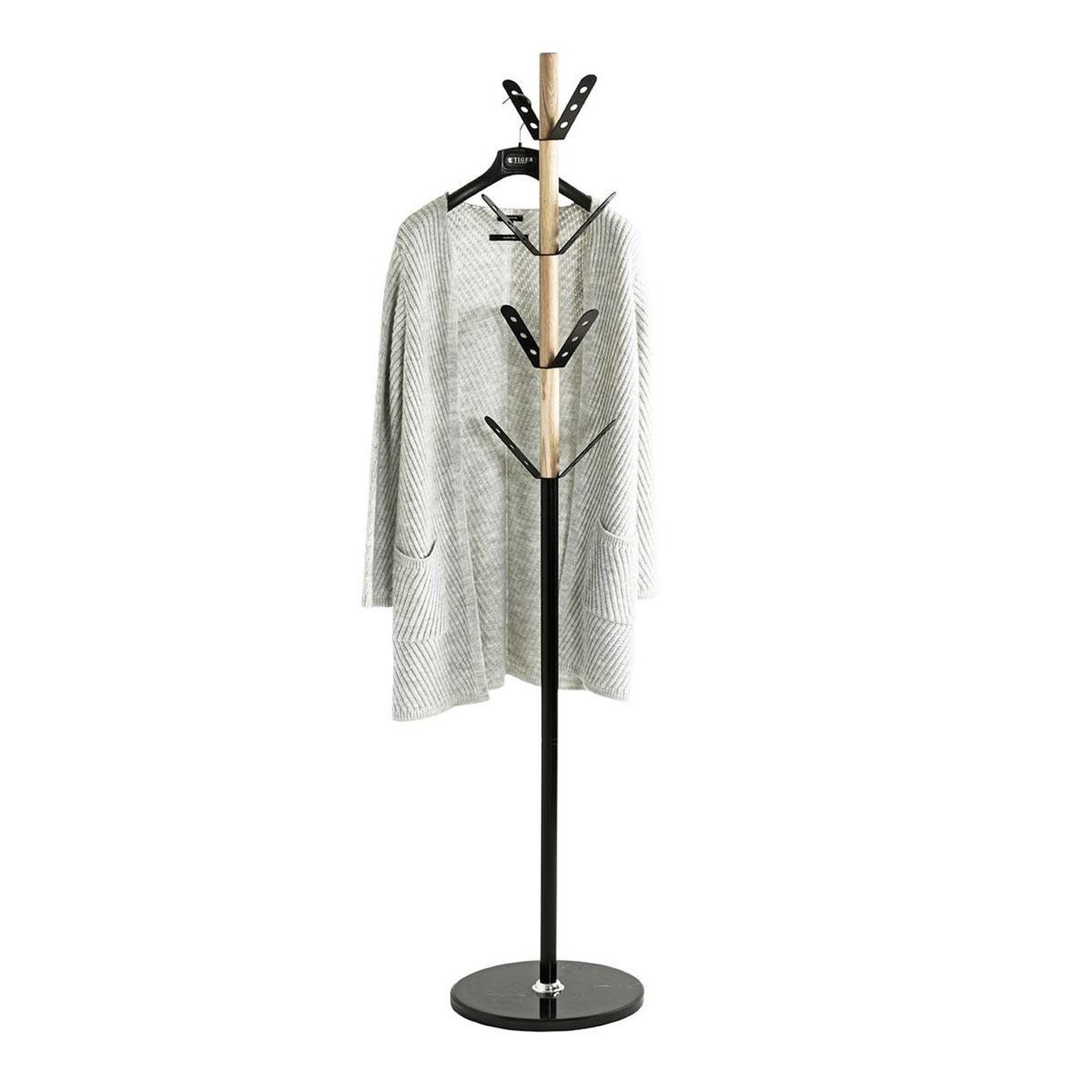 Voir la diapositive 3 : Paris Prix Porte-manteau design  corneille  noir & naturel