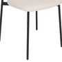 Voir la diapositive 4 : ATMOSPHERA Lot de 2 Chaises Design  Jaisa  81cm Beige