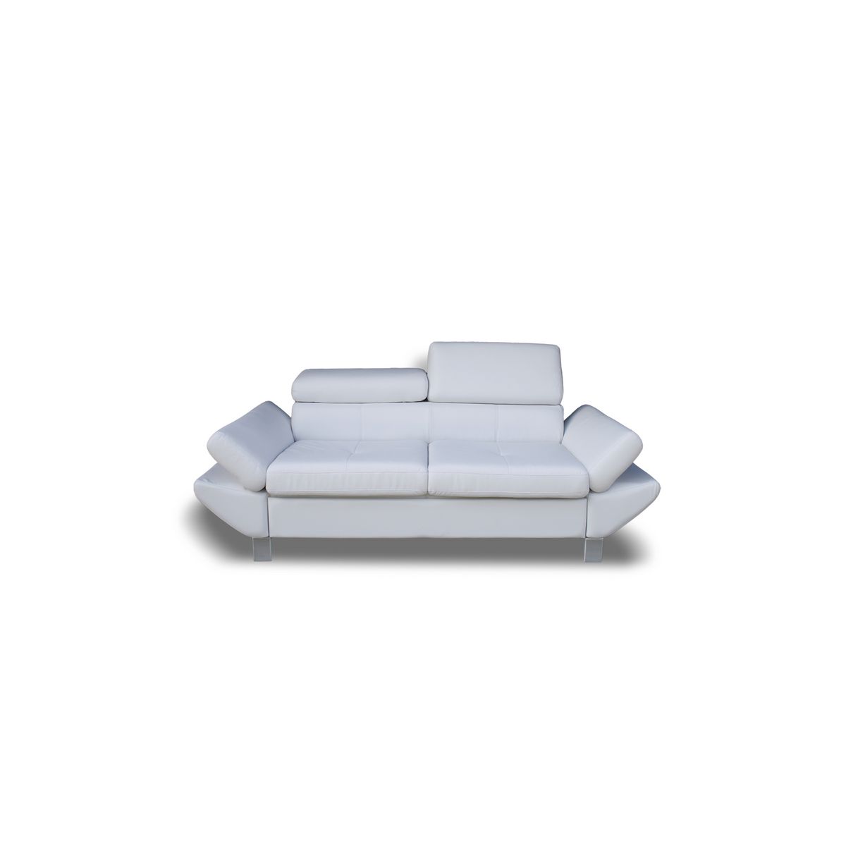 Canapé fixe VERONIQUE 2 ou 3 places, tétières et accoudoirs réglables