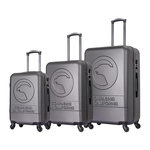 COMPAGNIE DE CALIFORNIE Ensemble de 3 valises à roulettes dark grey - cc-t243 dark grey