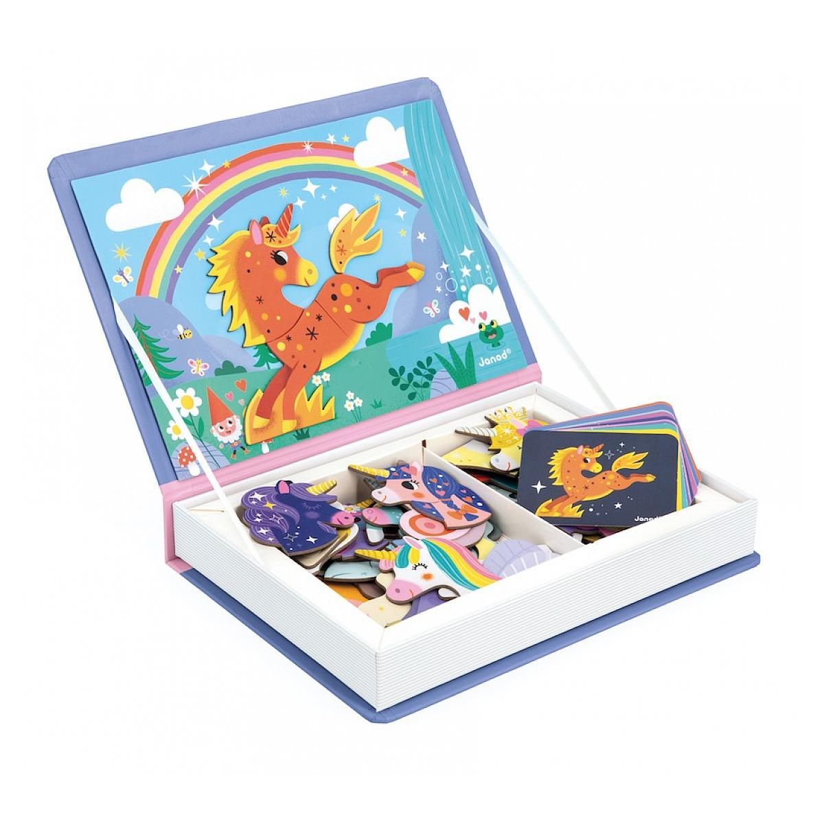 Juratoys-Janod Magneti book Les licornes