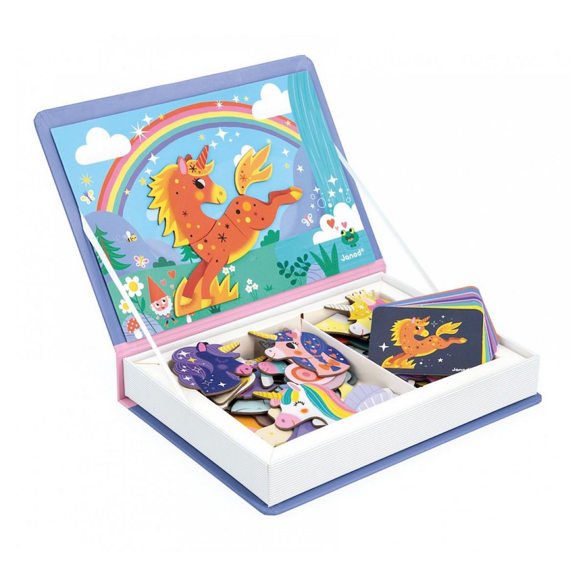 Juratoys-Janod Magneti book Les licornes