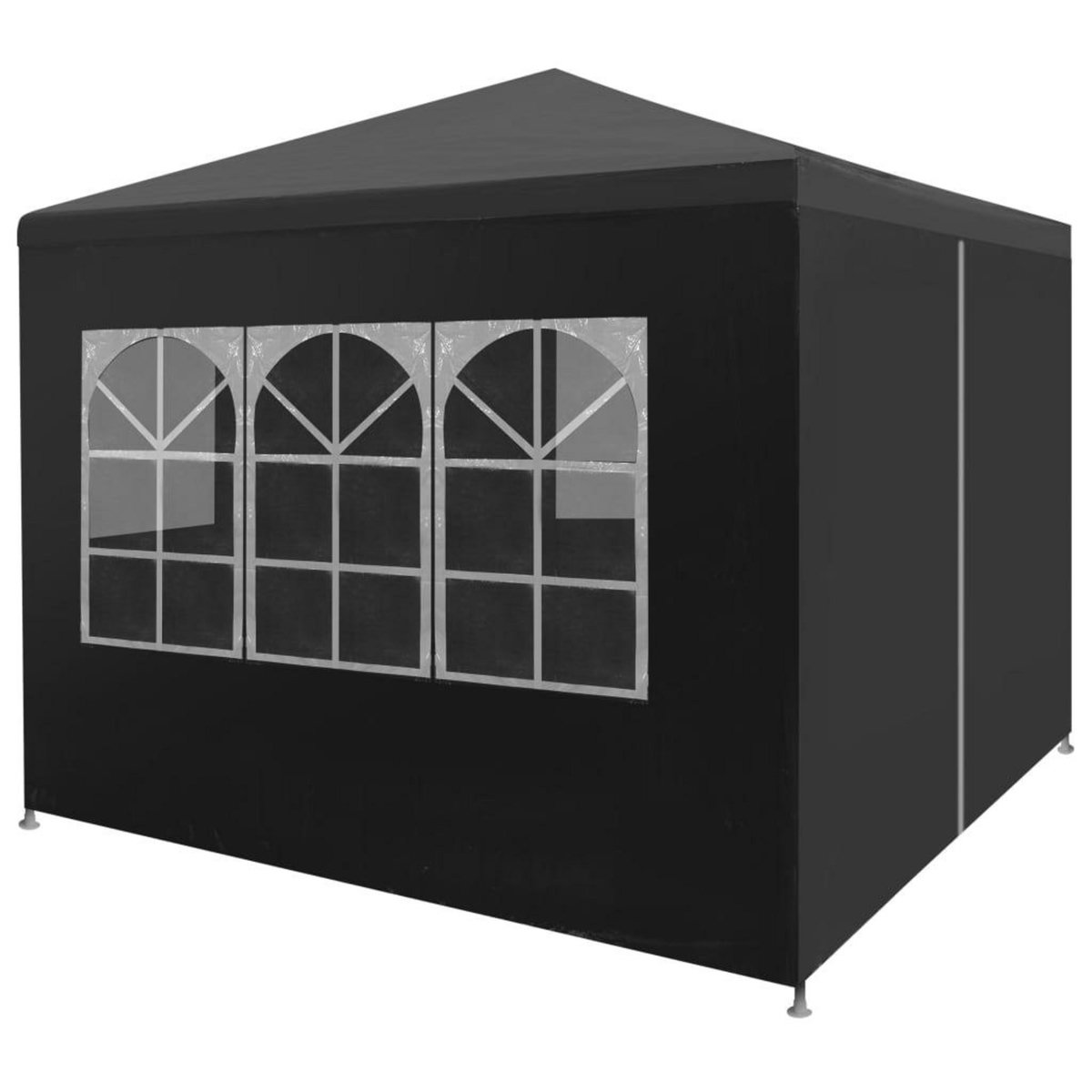 VIDAXL Tente de reception 3 x 3 m Anthracite