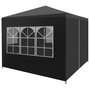 Voir la diapositive 1 : VIDAXL Tente de reception 3 x 3 m Anthracite