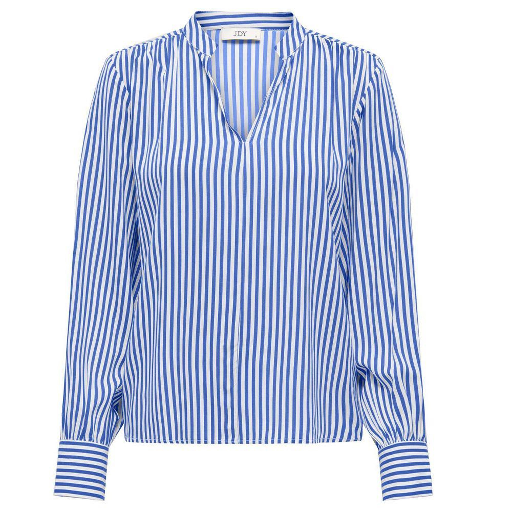 JACQUELINE DE YONG Blouse Blanche/Bleu Clair Femme JDY Laurel. Coloris disponibles : Blanc