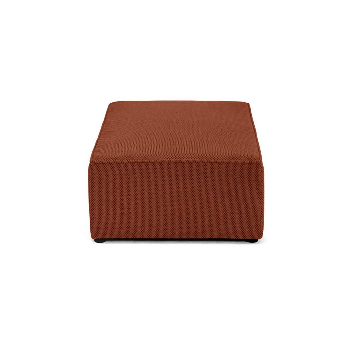 BEST MOBILIER Topaze - pouf - en velours texturé