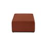 Voir la diapositive 4 : BEST MOBILIER Topaze - pouf - en velours texturé