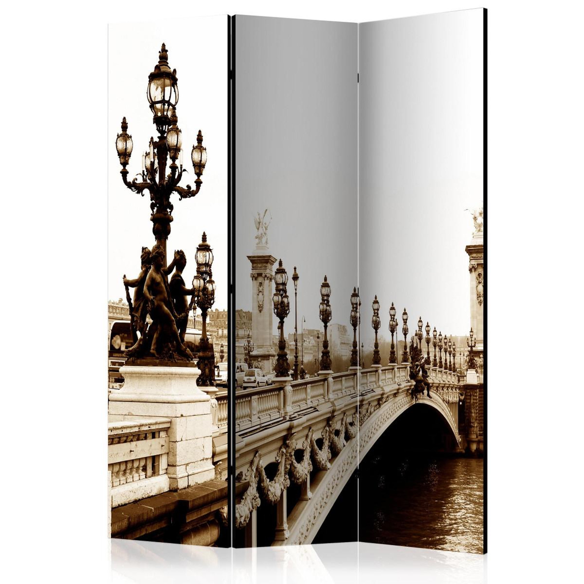 Paris Prix Paravent 3 volets  alexander iii bridge, paris  135x172cm