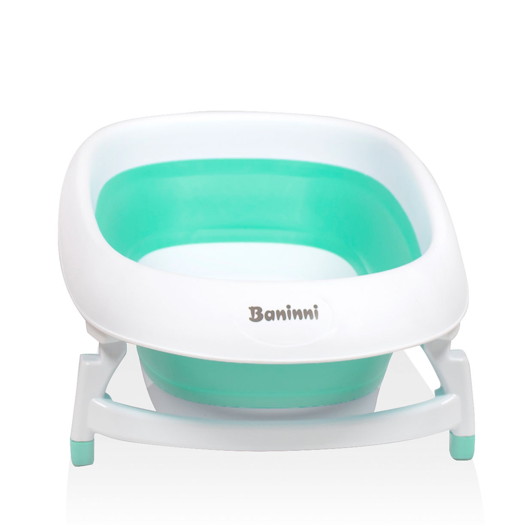 Voir la diapositive 2 : BANINNI Baignoire bébé compacte et design Tino