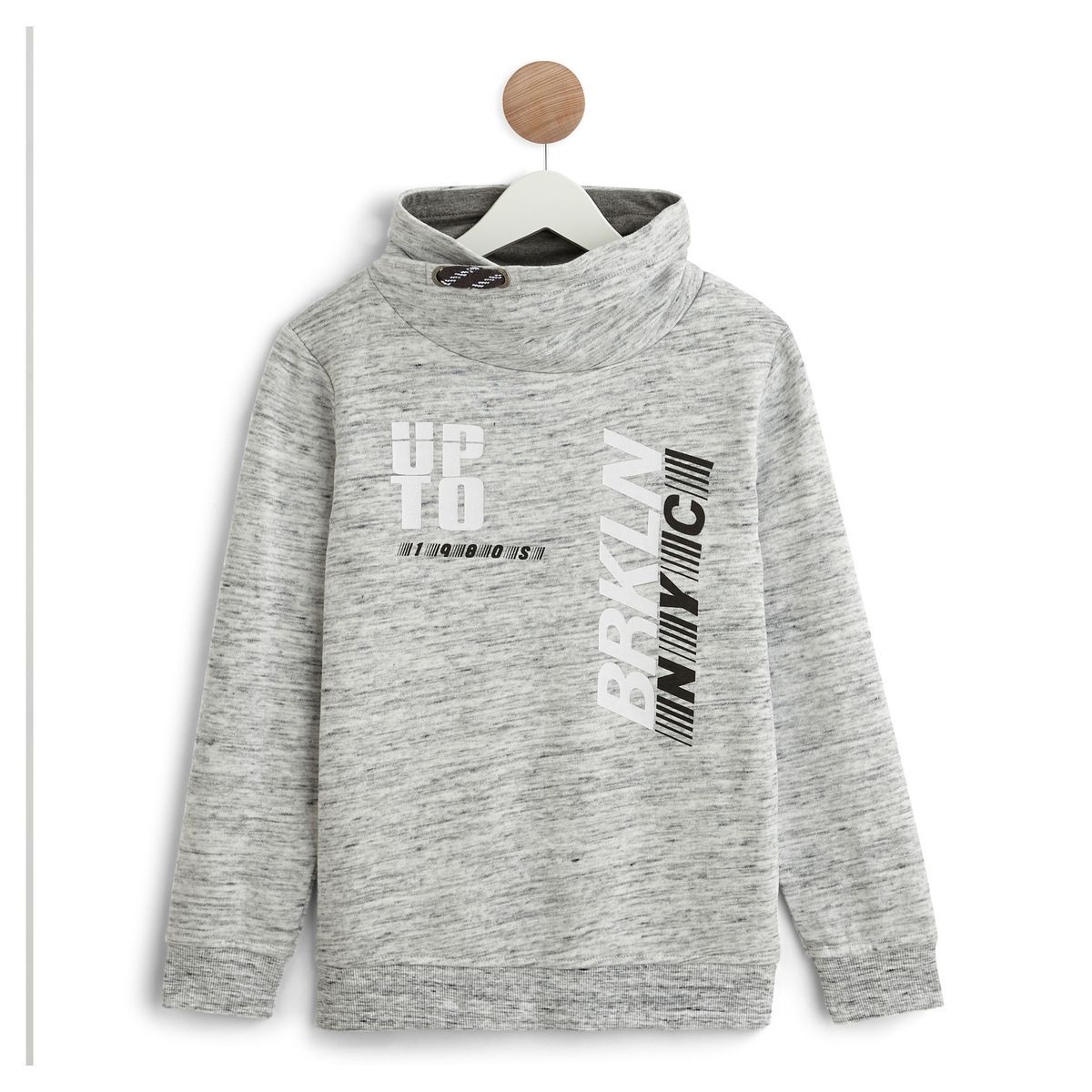 IN EXTENSO Sweat col snood garçon