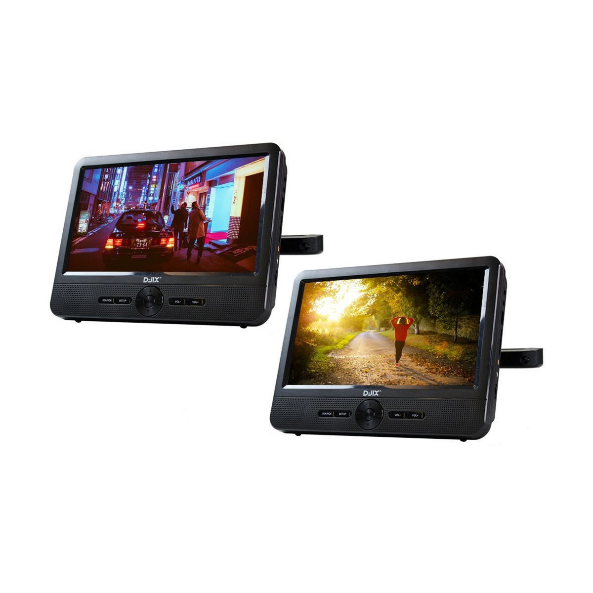 D-JIX Lecteur DVD portable double écran PVS 706-70DP TWIN Double Player