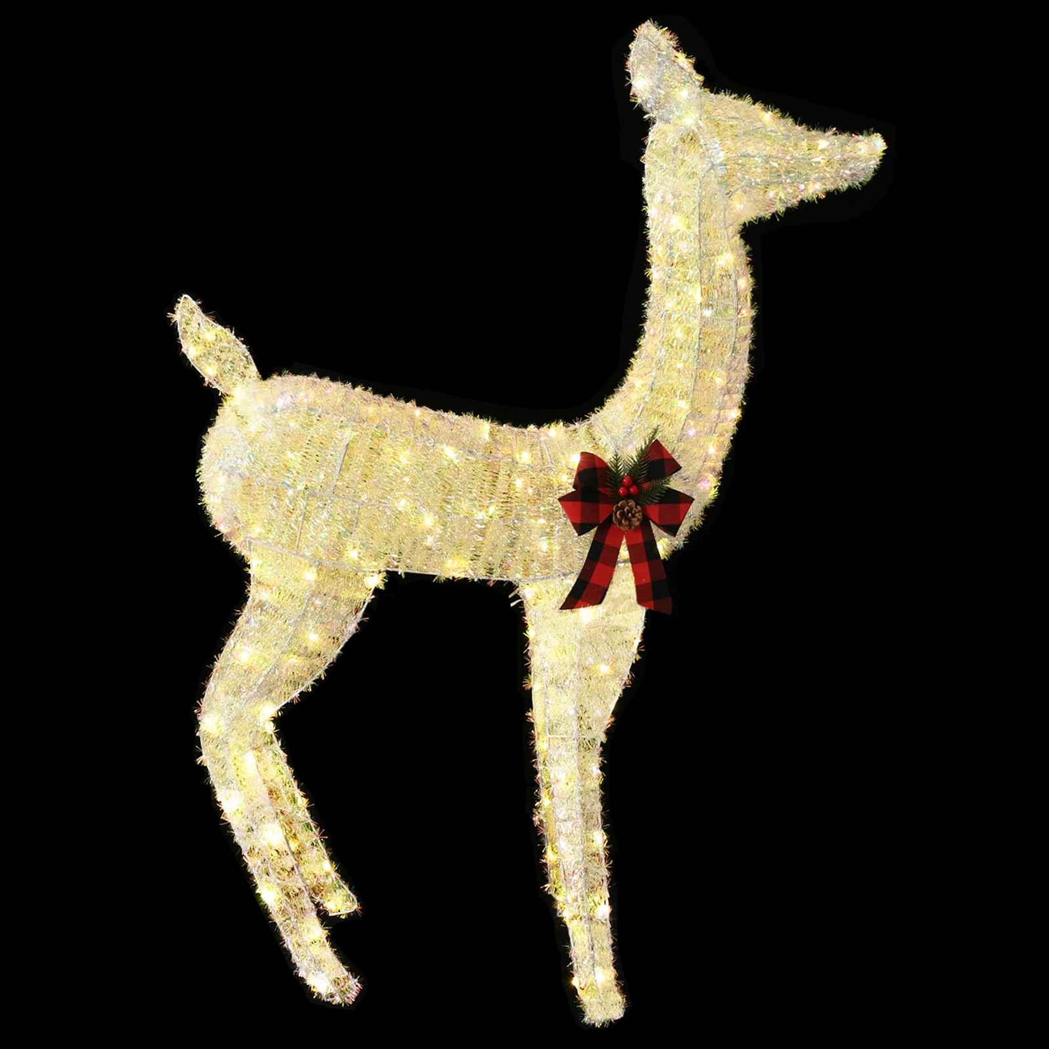 Voir la diapositive 5 : VIDAXL Renne de Noël 3D LOVIISA 200 LED Blanc chaud 96 x 40 x 140 cm