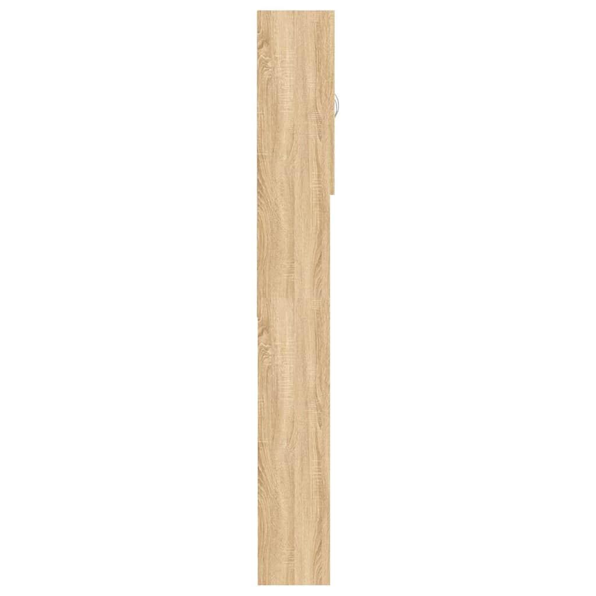 Voir la diapositive 4 : VIDAXL Meuble pour machine a laver Chene sonoma 64x25,5x190 cm