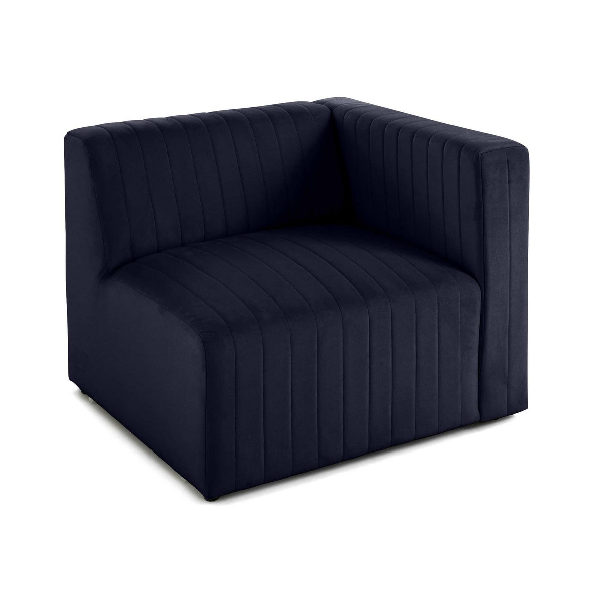 LISA DESIGN Nova - module d'assise droit - en velours