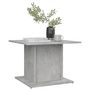 Voir la diapositive 3 : VIDAXL Table basse gris beton 55,5x55,5x40 cm bois d'ingenierie