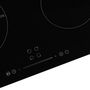 Voir la diapositive 3 : VIDAXL Plaque de cuisson à induction 4 brûleurs Contrôle tactile 7000W