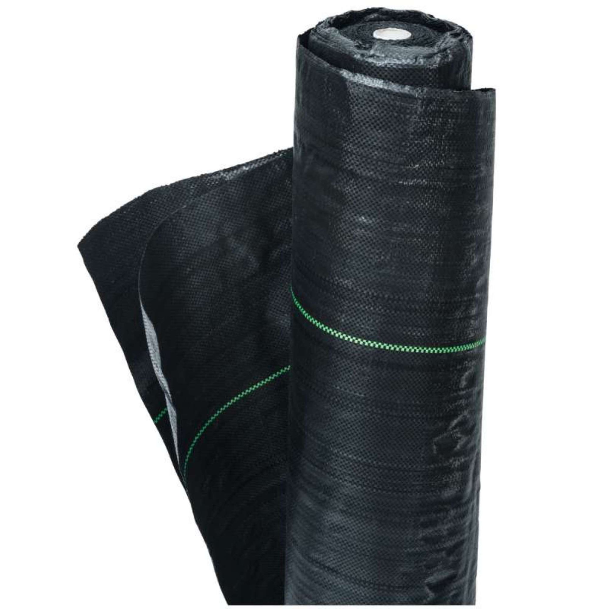 Voir la diapositive 2 :  Toile anti mauvaises herbes 100 g/m2 Werkapro 2,1 x 25 m