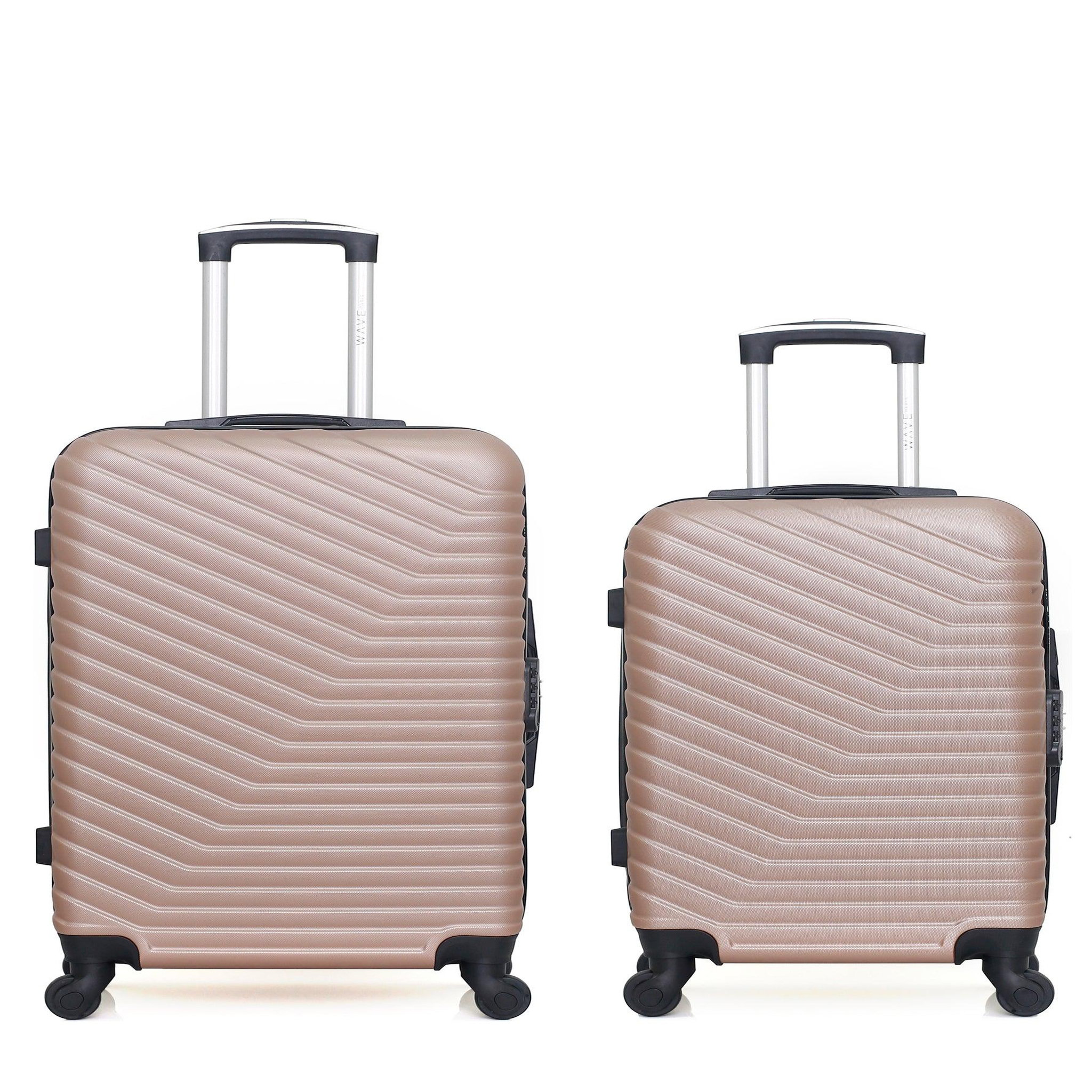 WAVE PARIS Wave paris - lot de 2 - valise weekend et valise cabine lena