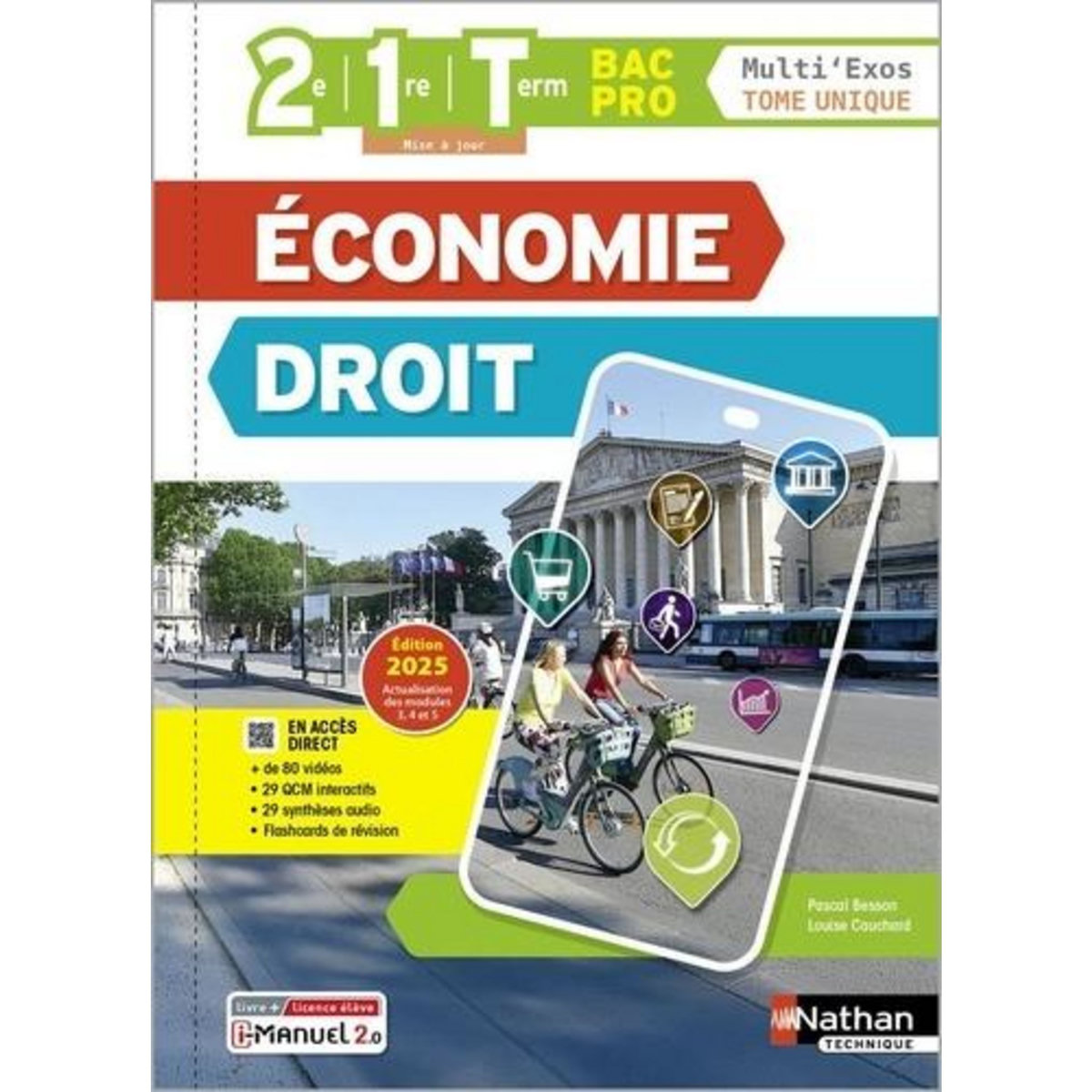 ECONOMIE DROIT 2DE/1RE/TLE BAC PRO. LIVRE + LICENCE, EDITION 2025, Besson Pascal