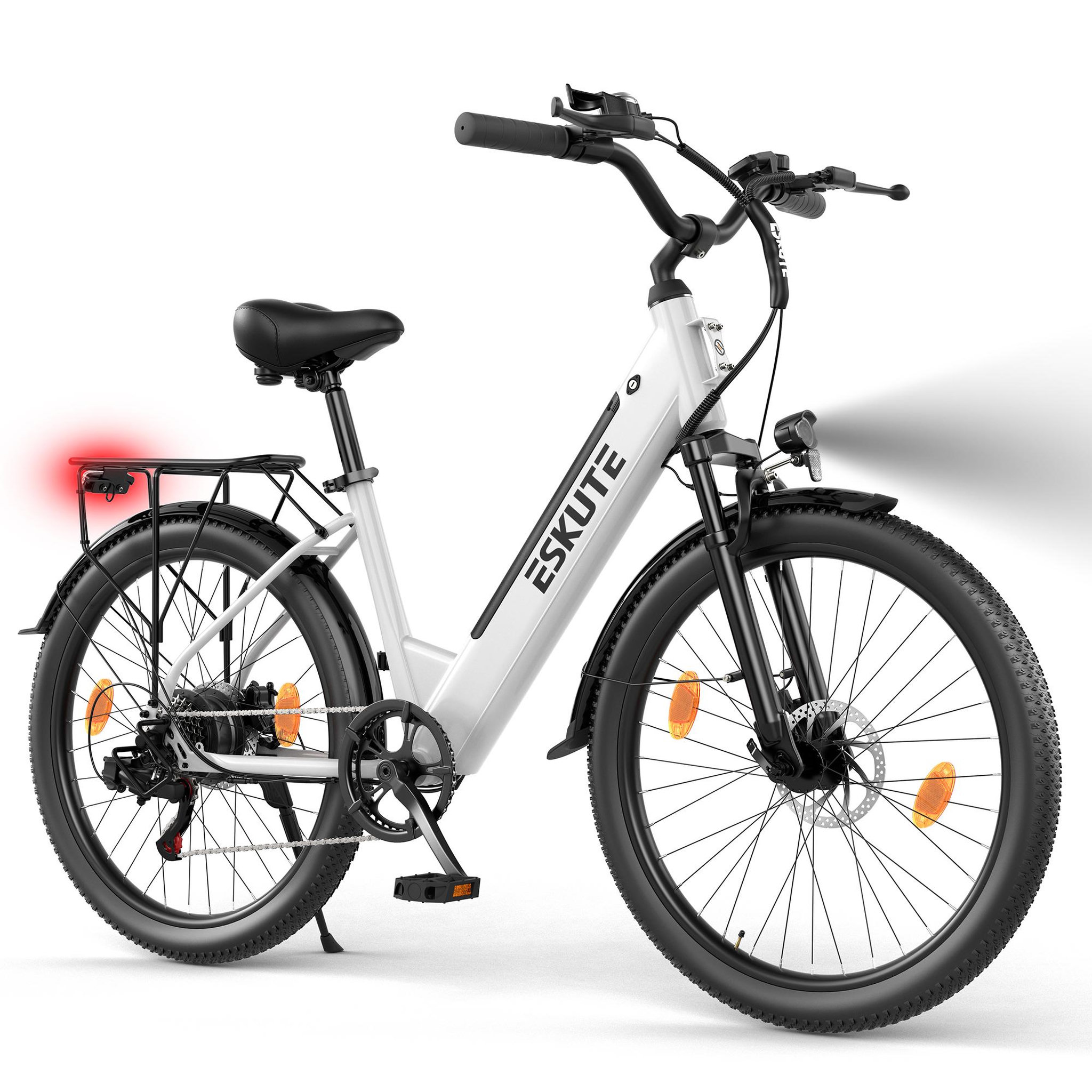 Voir la diapositive 2 : ESKUTE Vélo électrique Eskute C100 Plus