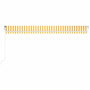 Voir la diapositive 3 : VIDAXL Auvent automatique capteur de vent/LED 600x300cm Jaune et blanc